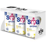 SMA Sma Optipro 1 Bebek Sütü 800 gr x 3 Adet 0-6 Ay İçin Gelişmiş Formül
