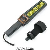 SmackBio Super Scanner MD-DDKTR El Tipi Metal Üst Arama Dedektörü (Pil ile