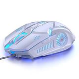 SMAIGE Oyun Faresi Kablolu, Oyun ve Günlük için USB Bilgisayar Faresi, Chroma RGB Arkadan Aydınlatmalı, 3200 DPI'ya kadar 4 Ayarlanabilir DPI, PC, Dizüstü Bilgisayar, Mac, Windows için Rahat Kavrama