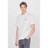 Small Logo Bisiklet Yaka T-Shirt Off White Off White Xl