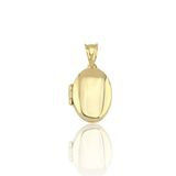 Small Oval Kapaklı Kolye Ucu