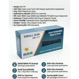 Small Sun SM-771 Profesyonel Lazer LED El Feneri - 30W Yüksek Güçlü Zoomlu Şarjlı Fener