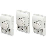 Smallart TR-110M Mekanik Oda Termostatı 3'lü Set Analog Fancoil Termostatı - 3 Adet
