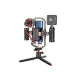SmallRig 3384D Hepsi Bir Arada Video Kiti Ses ve Aydınlatma Sistemiyle Akıllı Telefon Kullanıcıları İçin