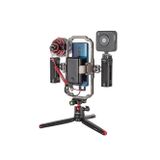 SmallRig 3384D Hepsi Bir Arada Video Kiti Ses ve Aydınlatma Sistemiyle Akıllı Telefon Kullanıcıları