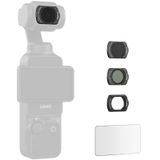 SmallRig 5122 DJI Osmo Pocket 3 için 1/4 Siyah Difüzyon & ND16 & CPL / 1/4 Siyah Difüzyon ve VND 2-5 / 6 Noktalı Yıldız / Ekran Koruyucu Çok İşlevli Filtre Kiti