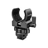 SmallRig Shotgun Mikrofon Tutucu, Soğuk Yuva Montajı, Alüminyum Alaşım ve Silikon, BSM2352