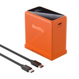 SMALLRIG Sony NP-F970 F750 F550 için NP-F970 10500mAh Pil, PD 36 W USB-C 3,5 h Hızlı Şarj, Kamera/Monitör/LED Video Lambası/Video Kamerası için OLED Ekranlı Kamera Pil, Turuncu - 4576