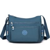 Smart Bags 1115 Mavi Krinkil Kumas Kadin Postaci Çantası