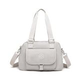 Smart Bags 1122 Buz Gri Krinkıl Kumaş Kadın Çantası