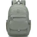 Smart Bags Büyük Boy Laptop Bölmeli Çok Cepli Su Geçirmez Krınkıl Kumaş Lise Okul Çantası Yeşil