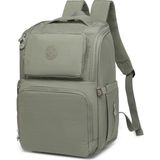 Smart Bags Büyük Boy Su Geçirmez Çok Cepli Anne ve Bebek Bakım Sırt Çantası Yeşil