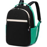 Smart Bags Büyük Boy Su Geçirmez Kumaş Renkli Okul Çantası Siyah/yeşil