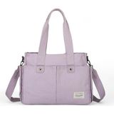 Smart Bags Exclusive Kanvas Kumaş Kadın Omuz Çantası 1307 Lila