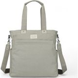 Smart Bags Exclusive Kanvas Kumaş Kadın Omuz Çantası 1309 - Gri