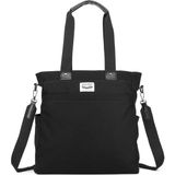 Smart Bags Exclusive Kanvas Kumaş Kadın Omuz Çantası 1309 - Siyah