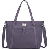 Smart Bags Exclusive Kanvas Kumaş Kadın Omuz Çantası 1324 - Füme
