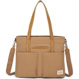 Smart Bags Exclusive Kanvas Kumaş Kadın Omuz Çantası 1325 - Camel