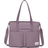 Smart Bags Exclusive Kanvas Kumaş Kadın Omuz Çantası 1325 - Mürdüm