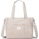 Smart Bags Exclusive Kanvas Kumaş Kadın Omuz Çantası 1326 - Açık Gri