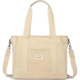 Smart Bags Exclusive Kanvas Kumaş Kadın Omuz Çantası 1326 - Bej
