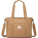 Smart Bags Exclusive Kanvas Kumaş Kadın Omuz Çantası 1326 - Camel