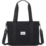 Smart Bags Exclusive Kanvas Kumaş Kadın Omuz Çantası 1326 - Siyah