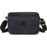 Smart Bags Günlük Küçük Boy Su Geçirmez Hafif Krınkıl Kumaş Kadın Omuz Çantası Puantiye Siyah
