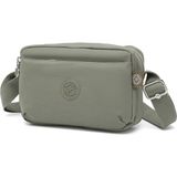 Smart Bags Günlük Küçük Boy Su Geçirmez Hafif Krınkıl Kumaş Kadın Omuz Çantası Yeşil - STD