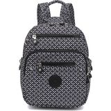Smart Bags Günlük Küçük Boy Su Geçirmez Krınkıl Kumaş Kadın Sırt Çantası Siyah/beyaz