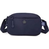 Smart Bags Kadın Çapraz Postacı Çanta Su Geçirmez Çok Gözlü Hafif Premium Günlük Çanta 3339 - Lacivert