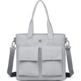 Smart Bags Kadın Omuz Çantası – Özel Kumaş, Su Geçirmez, Geniş Hacim, Hafif & Şık SB3345 - Gri