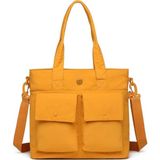 Smart Bags Kadın Omuz Çantası – Özel Kumaş, Su Geçirmez, Geniş Hacim, Hafif & Şık SB3345 - Hardal