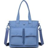 Smart Bags Kadın Omuz Çantası – Özel Kumaş, Su Geçirmez, Geniş Hacim, Hafif & Şık SB3345 - Mavi