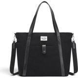 Smart Bags Kanvas Kadın Omuz Çantası - Siyah