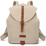 Smart Bags Kanvas Kadın Sırt Çantası - Bej