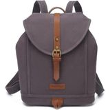 Smart Bags Kanvas Kadın Sırt Çantası - Koyu Kahve