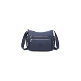 Smart Bags Krinkıl Kumaş Kadın Omuz Çantası 1115-183 (Lacivert)