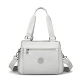 Smart Bags Krinkıl Kumaş Kadın Omuz Çantası 1125 (Ice Gri)
