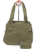 Smart Bags Krinkıl Kumaş Kadın Omuz - Çapraz Çantası Kahverengi