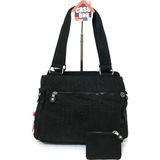 Smart Bags Krinkıl Kumaş Kadın Omuz - Çapraz Çantası Siyah