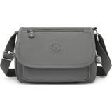Smart Bags Krinkıl Kumaş Kadın Postacı Çantası Smart Bags 1148 - Koyu Gri