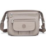 Smart Bags Krinkıl Kumaş Kadın Postacı Çantası Smart Bags 3005 - Vizon - Açık Bej