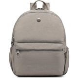 Smart Bags Krinkıl Metalik Kumaş Büyük Boy Sırt Çantası BC 3125 - Vizon