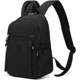 SMART BAGS Küçük Boy Krinkıl Kumaş Kadın Sırt Çantası Bc 3179 - Siyah
