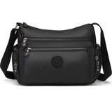 Smart Bags Metalik Kumaş Kadın Postacı Çantası Smart Bags 1115 - Siyah