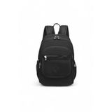 SMART BAGS Metalik Kumaş Orta Boy Sırt Çantası 1187, Tek Ebat, 21K-1187-METALIK-, Siyah, kadın