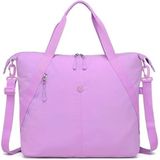 Smart Bags Mikro Poly Kumaş Büyük Boy Kadın Omuz Çantası 3335 - Lila