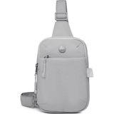 Smart Bags Mikro Poly Kumaş Kadın Bodybag Postacı Çantası 3337 - Gri