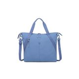 Smart Bags Mikro Poly Kumaş Kadın Omuz Çantası, Büyük Boy, Mavi